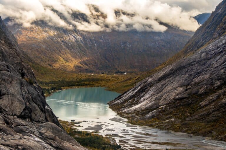 Nigardsbreen glacier in Norway travel