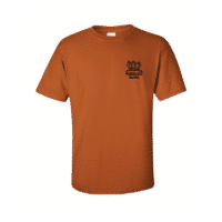 T-shirt fenceless travel orange front clothing